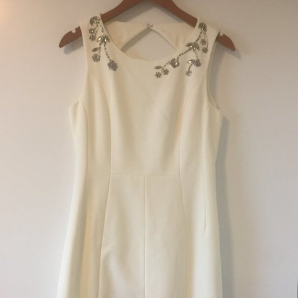 H&M White Mini Dress